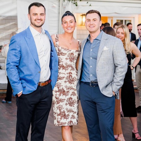 Brooke Sansone with her brothers Paul Sansone Jr and Chris Sansone.